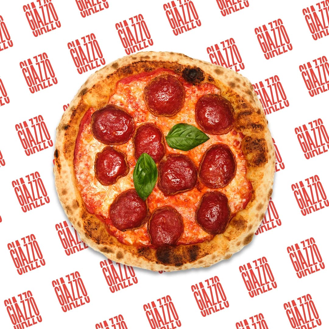Pizza Salame-Milano bei Giazzo