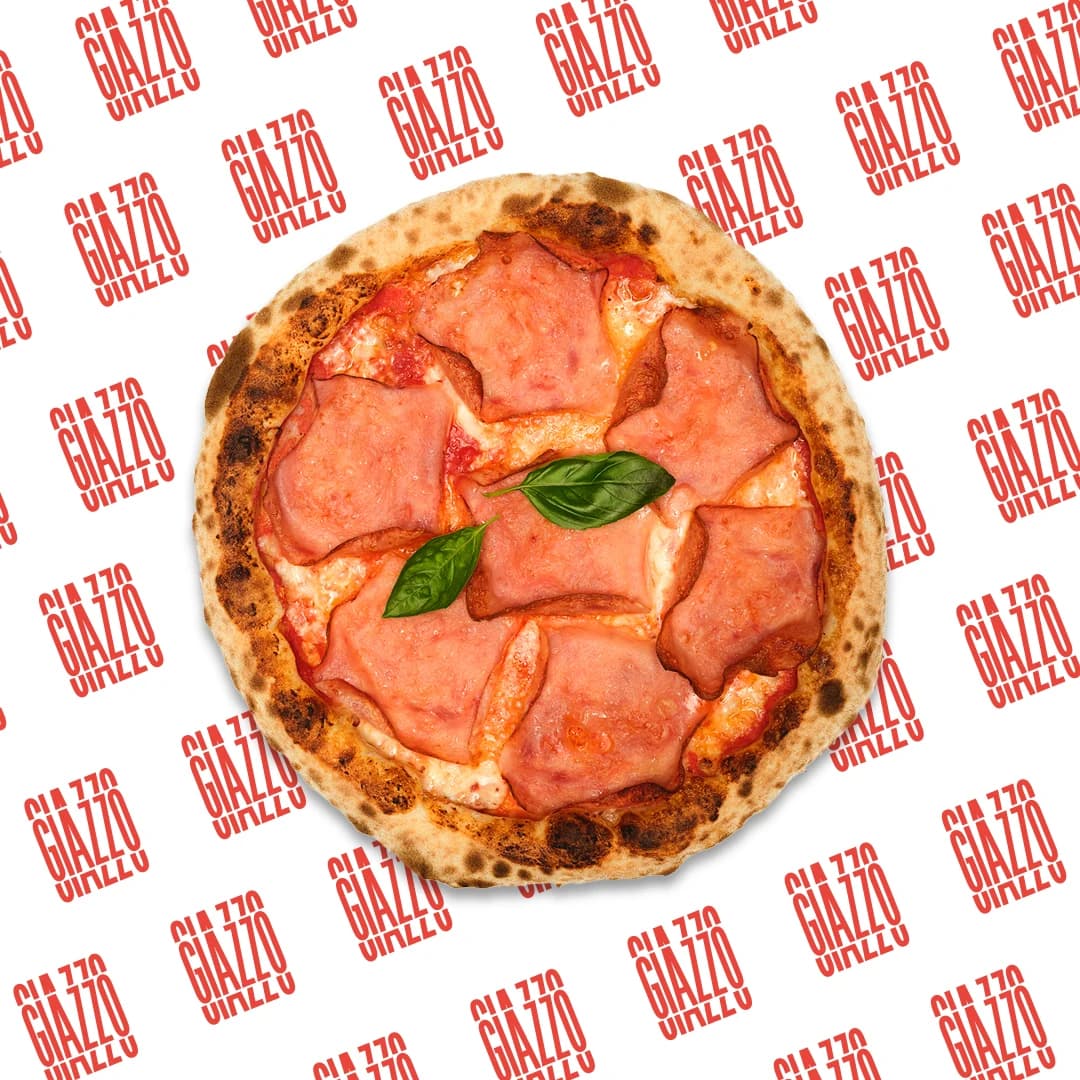 Pizza Schinken bei Giazzo